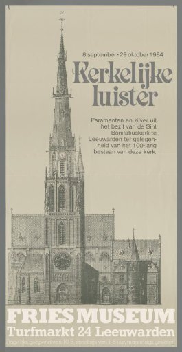Ecclesiastical Splendor. Paraments and Silver from the Possession of the St. Bonifatius Church in Leeuwarden on the Occasion of the Church's 100th Anniversary