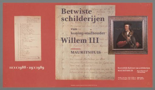 Contested Paintings by King-Stadtholder William III