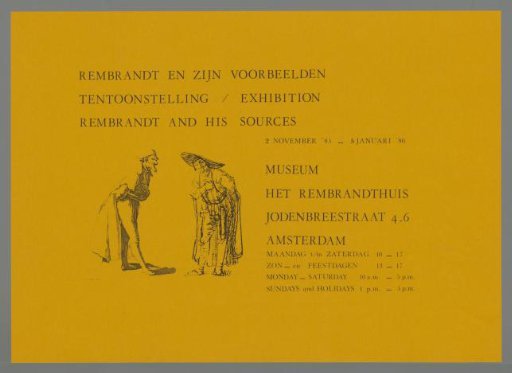 Rembrandt and his sources
