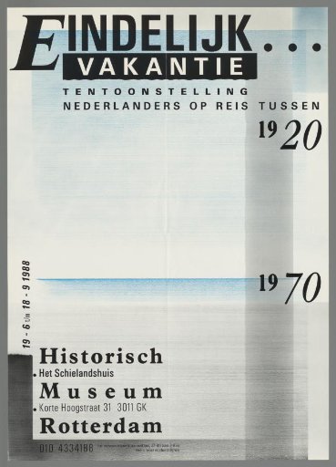Finally... holiday. Dutch people travelling between 1920 and 1970