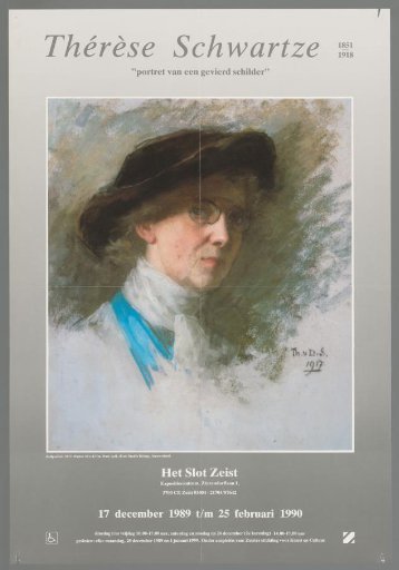 Thérèse Schwartze (1851-1918). 'Portrait of a celebrated painter'