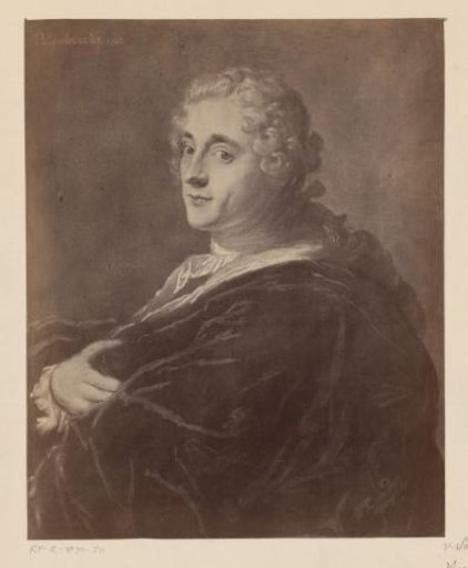 Photographic reproduction of a painted portrait of Pieter Lyonet