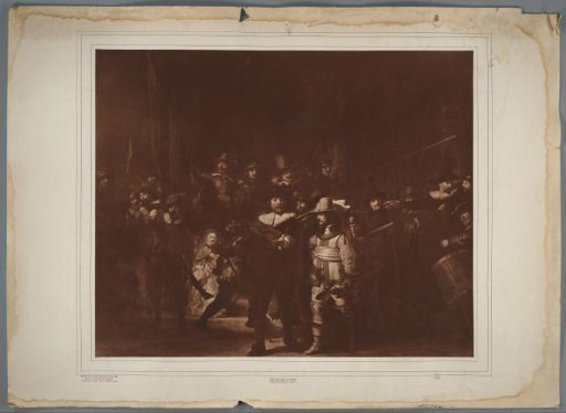 Photographic Reproduction of The Night Watch by Rembrandt van Rijn
