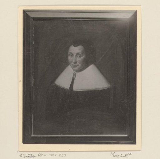 Photographic reproduction of a painted portrait of Brechtland van der Dussen