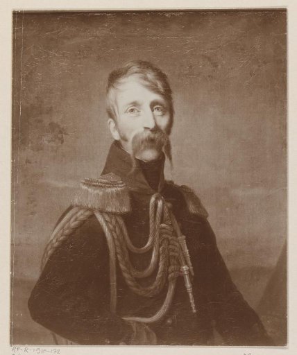 Photographic reproduction of a painted portrait of Jan Post