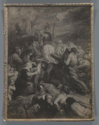 Photographic Reproduction of the Painting The Carrying of the Cross by Peter Paul Rubens