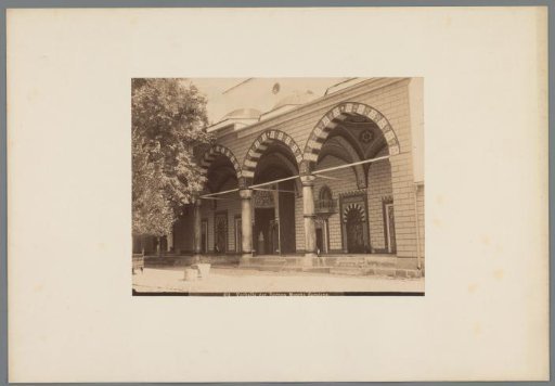 Entrance of the Begova Mosque in Sarajevo