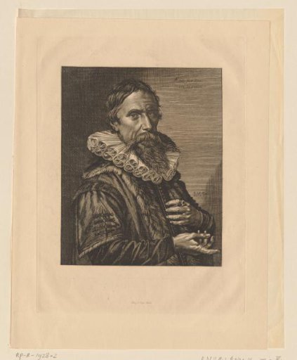 Portrait of Johan Fonteyn at the Age of 52