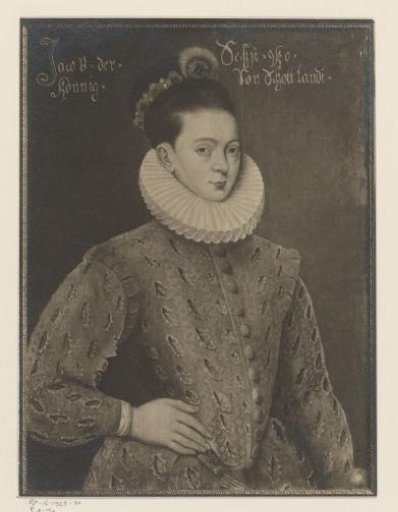 Photographic reproduction of a painted portrait of James I of England