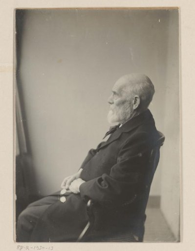 Portrait of Johannes Diderik van der Waals, and Profile