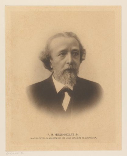 Portrait of Petrus Hermannus Hugenholtz