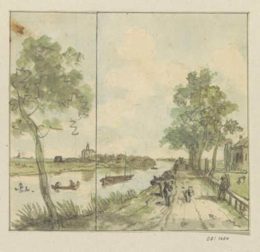 View of a road along the water
