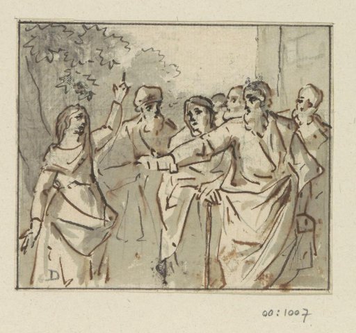 Paulus casts out an evil spirit from the maid