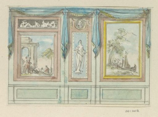 Design drawing for a wall panel