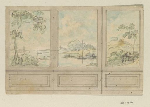 Design drawing for a wall panel
