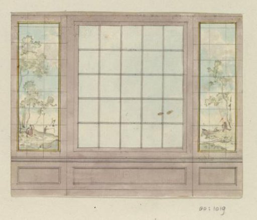 Design Drawing for a Wall with a Window