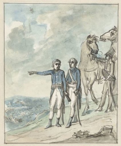 The generals Napoleon and Berthier