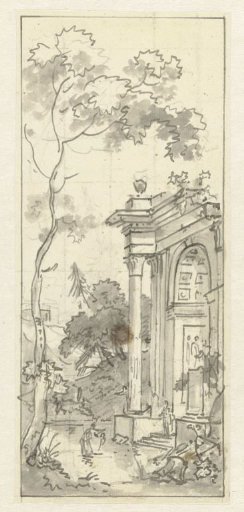 Design for wall painting for T.A. van Iddekinge