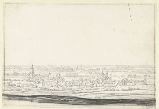 Panoramic view of Cleves and surroundings