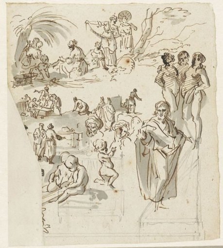 Study sheet with figures