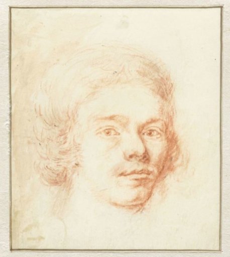 Head of a boy with short hair