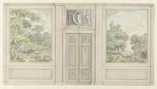 Design for a Wall Panel with Two Variants for the Transom