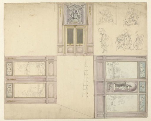 Design for the Decoration of Three Walls of a Room