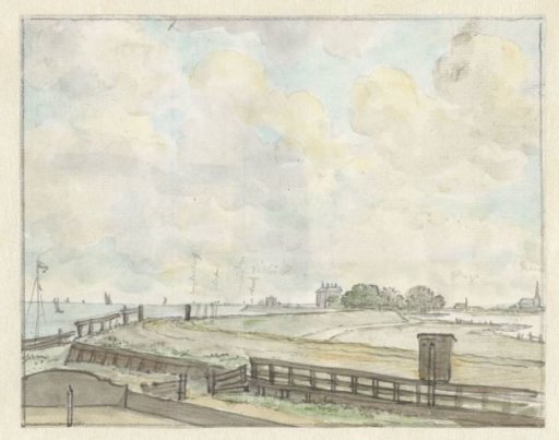 View of a Dyke outside Amsterdam