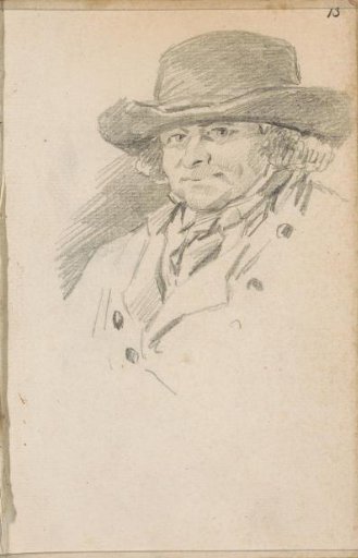 Man with a hat in an overcoat with a tie