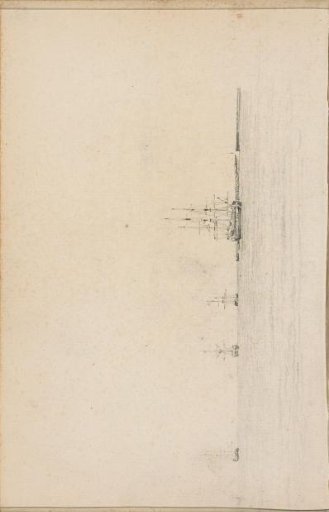 Marine with sailing ships