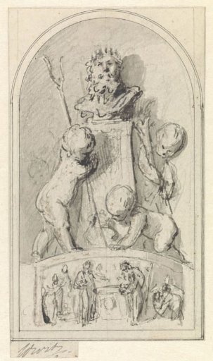 Three putti
