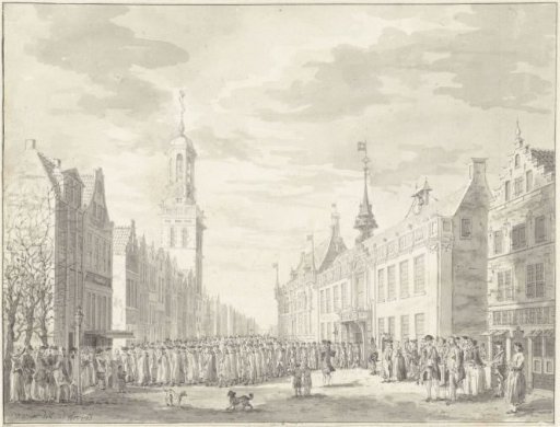 The Magistrate of Kampen on the way to the electoral sermon, 1760