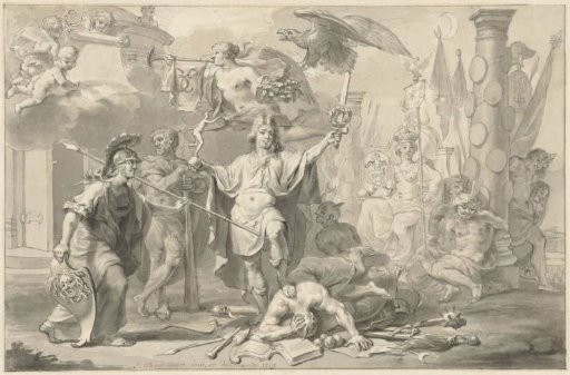 Allegory on the victories of Prince Eugene of Savoy, 1719