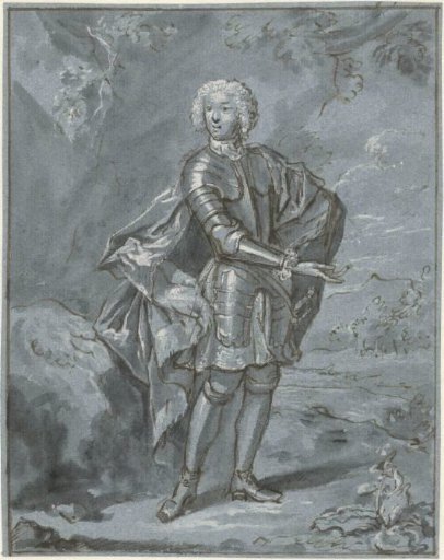 Portrait of an unknown man in armor