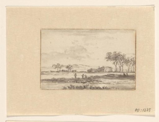 Landscape with a farm