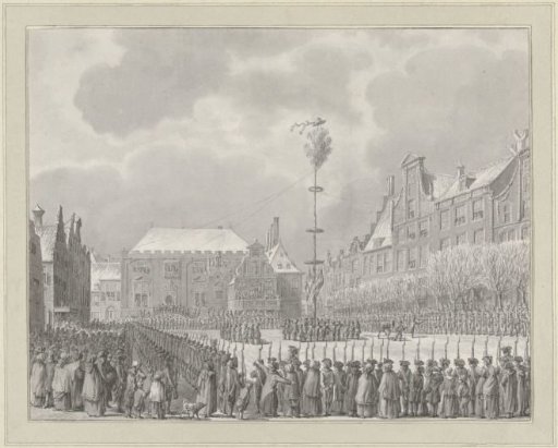 Abolition of the Stadtholdership on the Grote Markt in Haarlem, 1795
