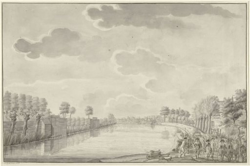 Attack at Ouderkerk aan de Amstel near the Binnen-Bullewijk, 1787