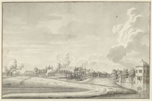Attack by the Prussians under the Duke of Brunswick on Amstelveen, 1 October 1787