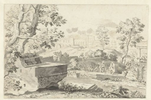 Landscape with Antique Ruins