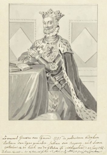 Portrait of Lamoral, Count of Egmond, kneeling