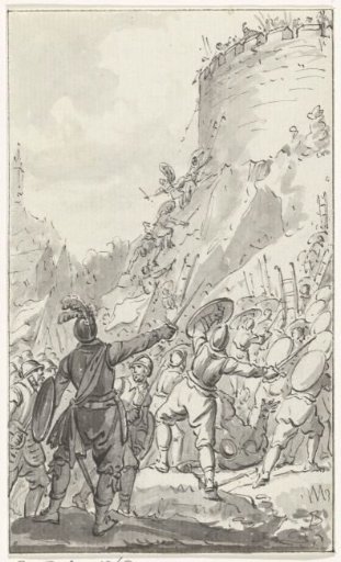 Countess Ada besieged in the Castle of Leiden, 1204