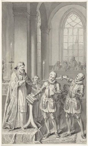 Willem II, Count of Holland, is made a knight in Cologne, 1248
