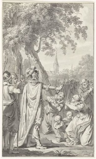 The inhabitants of Zierikzee beg Charles the Bold, Duke of Burgundy, for mercy, 1472 (?)