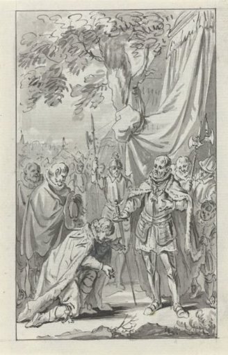 William II of Guelders submits himself to Emperor Charles V