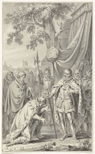 William II of Guelders submits himself to Emperor Charles V