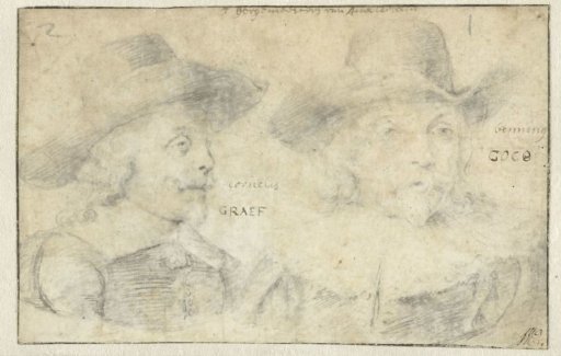 Portraits of Cornelis de Graeff and Frans Banningh Cocq