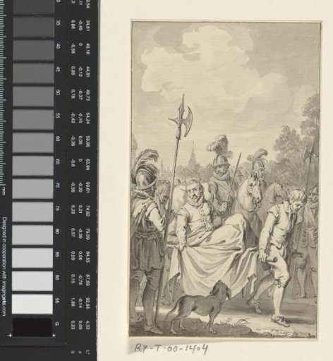 Retreat of Louis of Nassau from Bergen on a litter, 6 September 1572