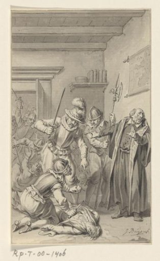 Ill-treatment of the son of the scholar Hortensius by the Spaniards at Naarden, 1 December 1572