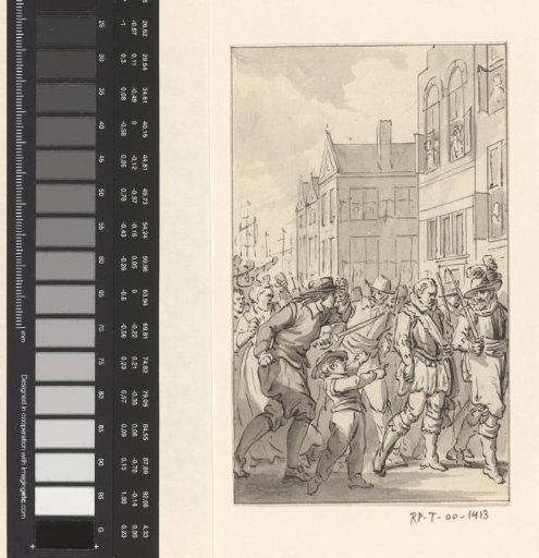 Maximilien de Hénin-Lietard, Count of Bossu, brought into Hoorn as a prisoner of war, October 1573