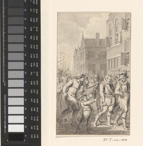 Maximilien de Hénin-Lietard, Count of Bossu, brought into Hoorn as a prisoner of war, October 1573